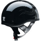 Z1R Beanie Hellfire Half Helmet FLAME GRAY