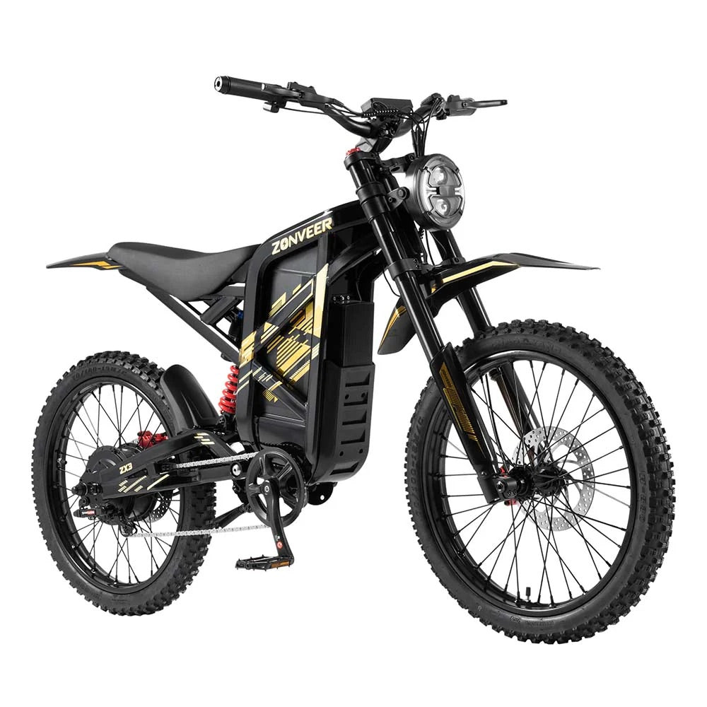 Zonveer ZX3 Electric Dirt Bike Electric Bicycle 38