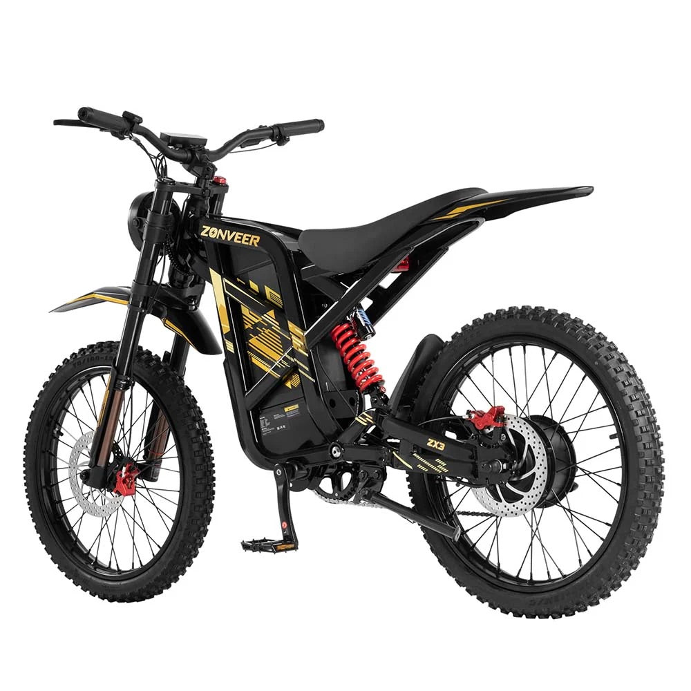 Zonveer ZX3 Electric Dirt Bike Electric Bicycle 38