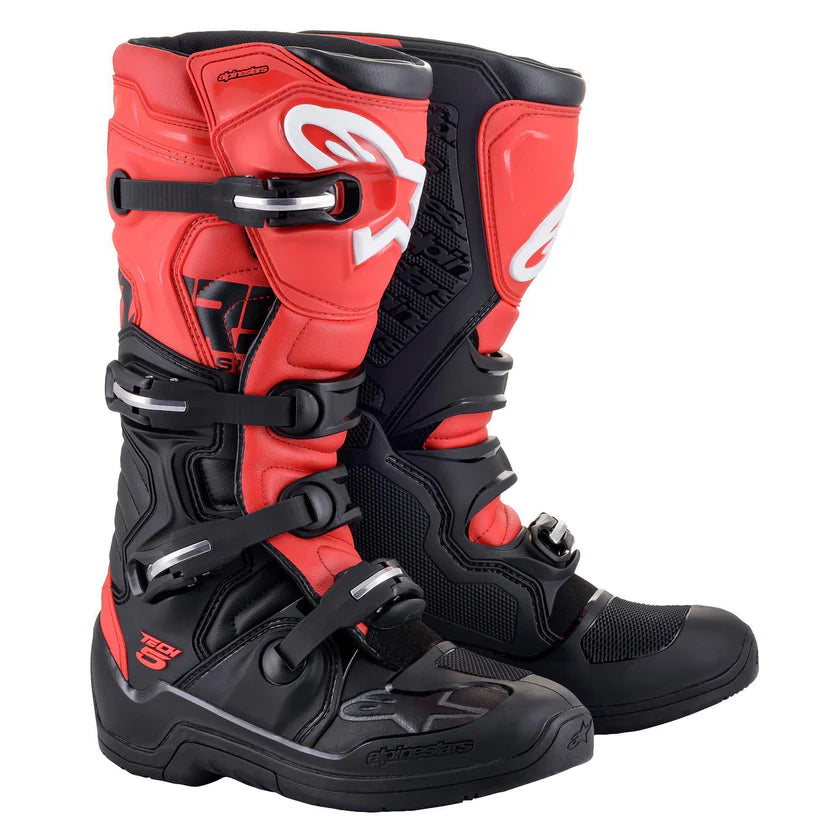 ALPINESTARS MOTOCROSS MX Boots Tech 5 Boots -Black/Red