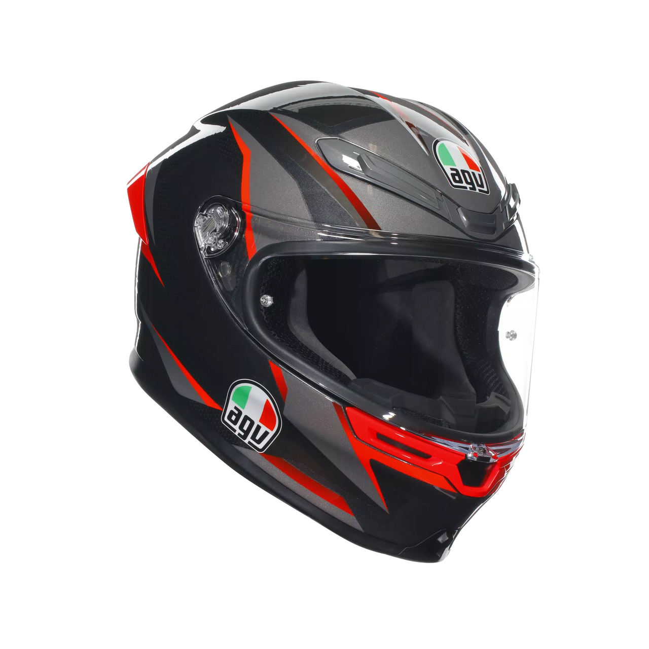 AGV Motorcycles Full Face Helmet K6 S SLASHCUT BLACK/GREY/RED