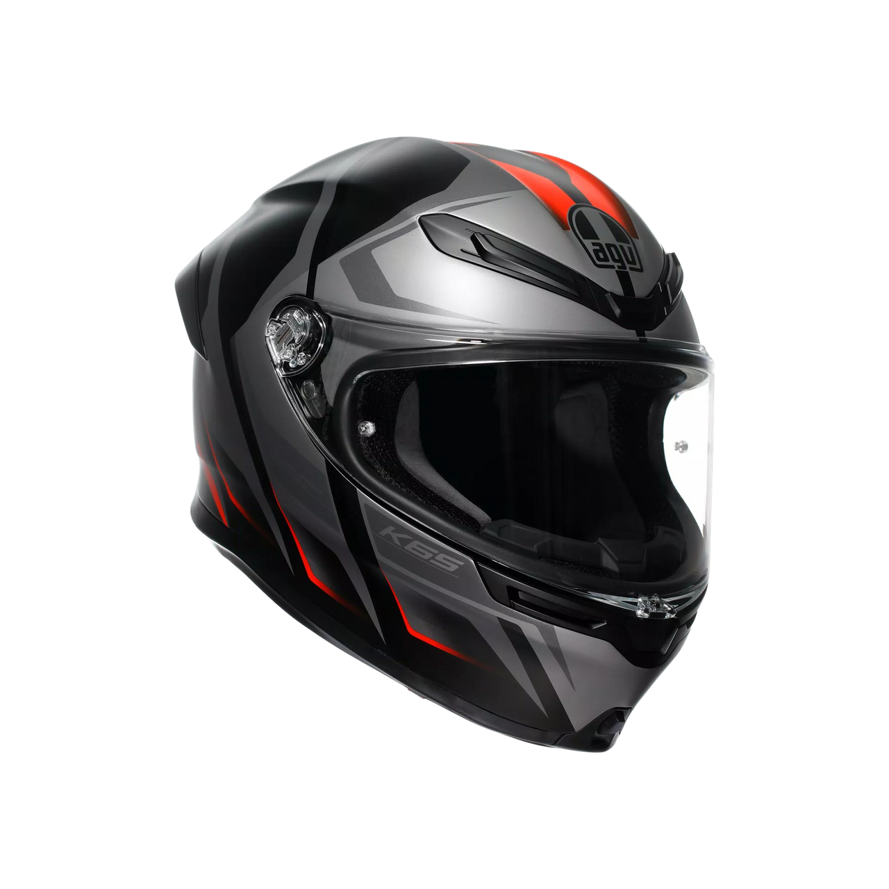 AGV Motorcycles Full Face Helmet K6 S KARVE MATT BLACK/GREY/RED