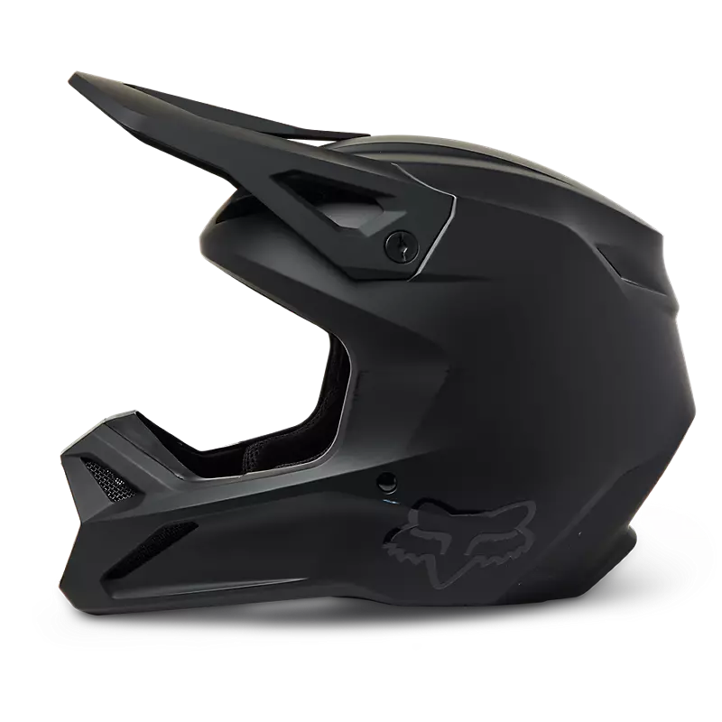 FOX RACING V CORE Youth V1 Matte Black Helmet