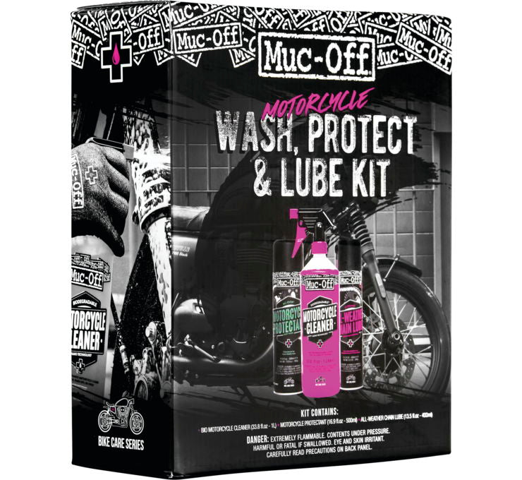 Muc-Off® Motorcycle Wash, Protect & Lube Kit