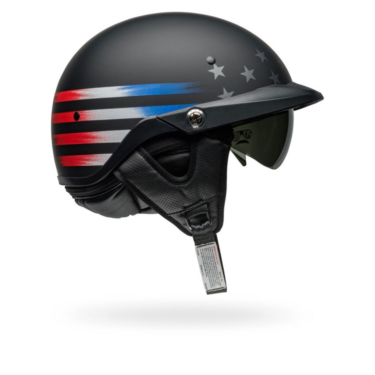 Bell Pit Boss helmet Banner Matte Black/Red