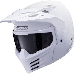 ICON Elsinore™ MODULAR Helmet Monotype WHITE MATTE