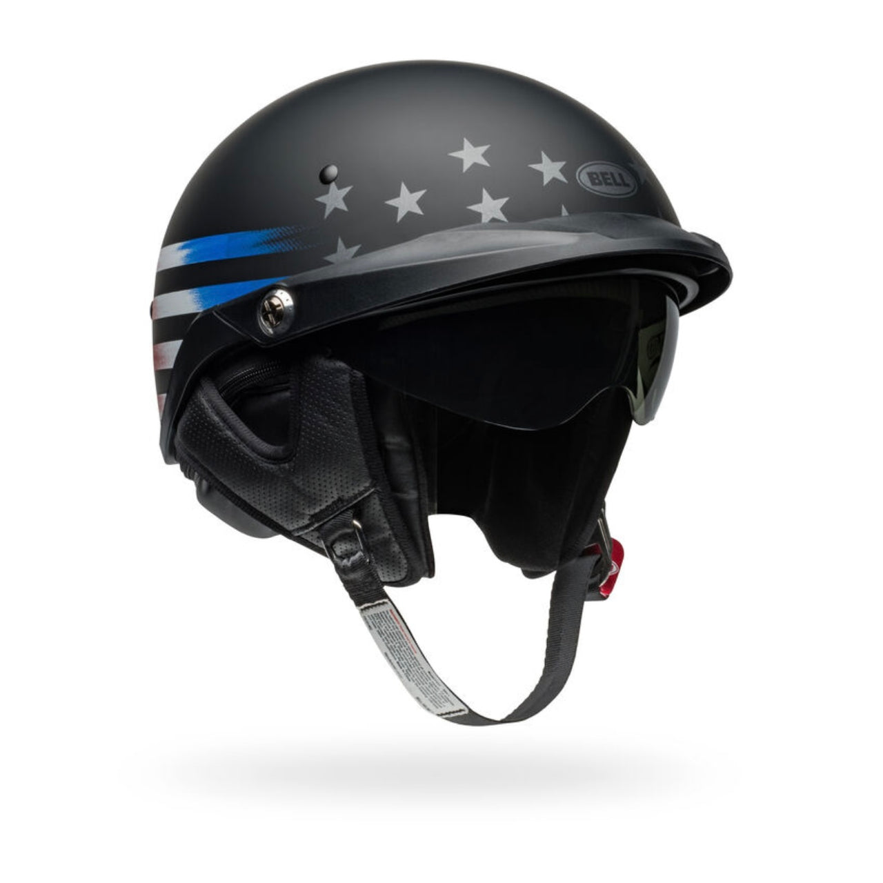 Bell Pit Boss helmet Banner Matte Black/Red