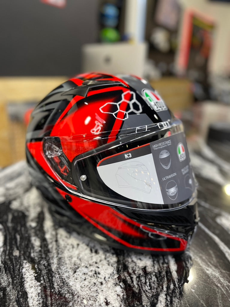 AGV K3 Compound Helmet Black/Red