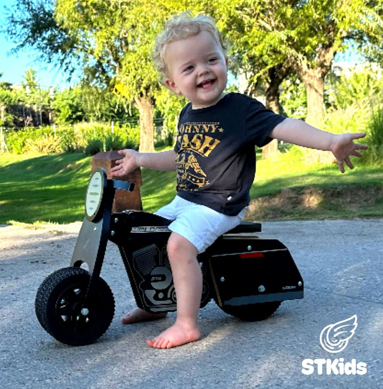 STK Baby Balance Bike Mini Balance BAGGER KING OF BLOCK