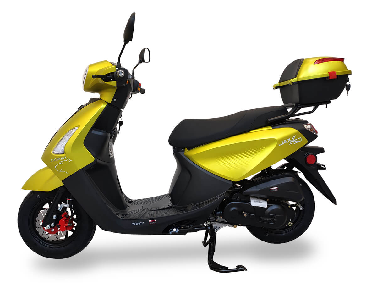 2026 ICE BEAR JAX 50cc – Street-Legal Moped (No Driver License Required)