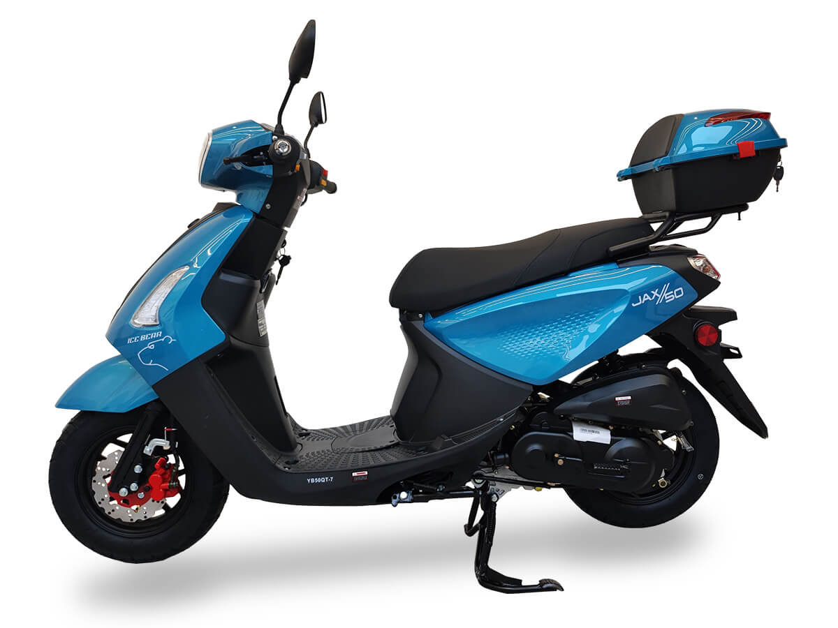 2026 ICE BEAR JAX 50cc – Street-Legal Moped (No Driver License Required)