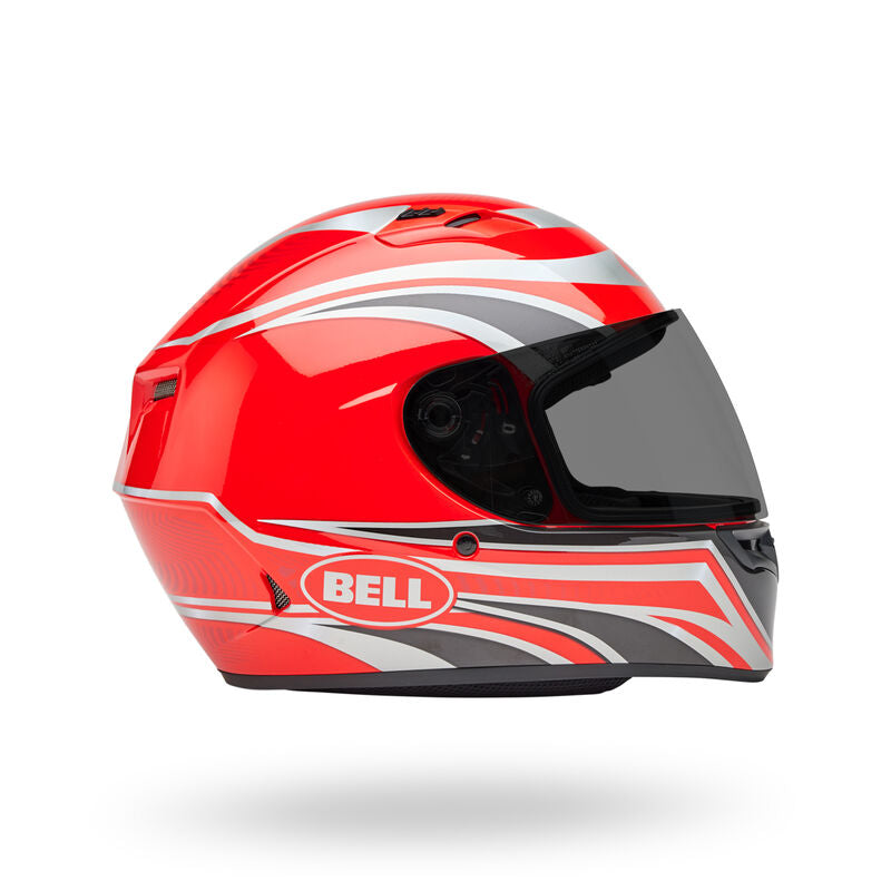 Bell Qualifier Conduit Full Face Motorcycle Helmet Red/silver
