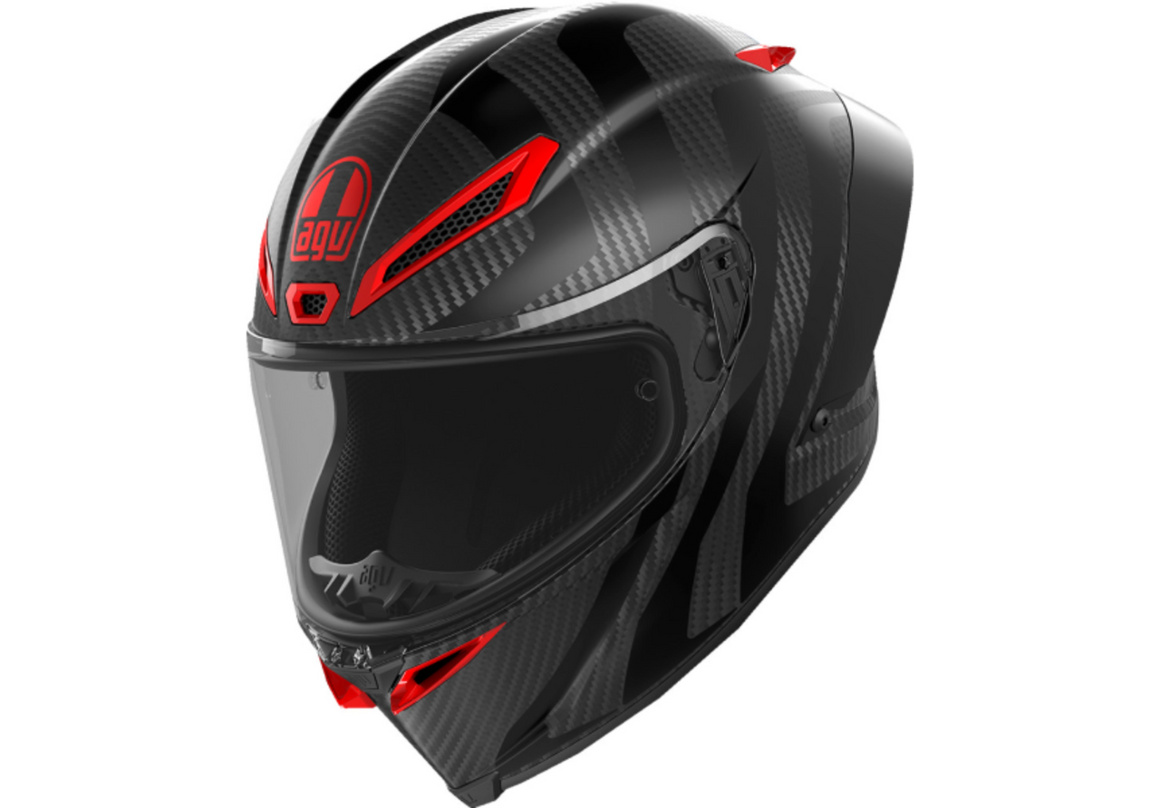 AGV Pista GP RR Intrepido Helmet Matte Carbon/Black/Red