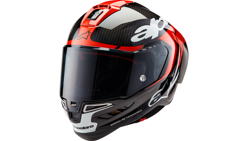 ALPINESTARS Supertech R10 Element Helmet MOTO GP Black/Carbon Bright Red/White Glossy