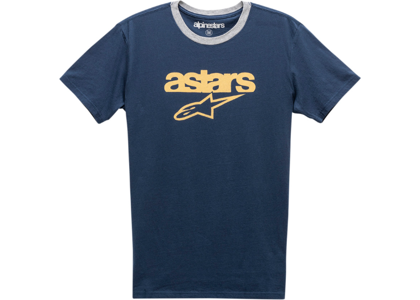 ALPINESTARS Match T-Shirt  - Navy/Heather Gray