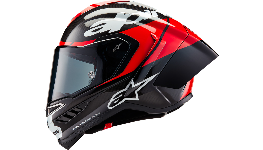 ALPINESTARS Supertech R10 Element Helmet MOTO GP Black/Carbon Bright Red/White Glossy